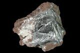Metallic, Needle-Like Pyrolusite Cystals - Morocco #140999-1